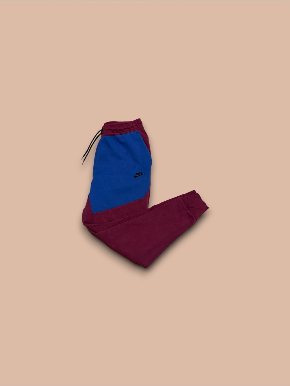 Nike Sportswear Tech Fleece Slim Fit Tapered Joggers Mens Medium Blue Sangria